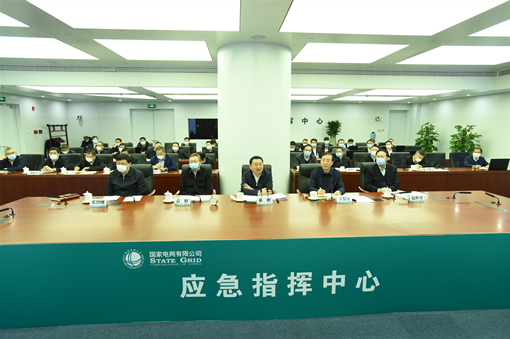 国务院国资委党委书记、主任郝鹏赴国家电网调研(图1)